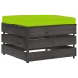 vidaXL Set Divani da Giardino con Cuscini 7 pz Legno Impregnato Grigio vidaXL Set Divani da Giardino con Cuscini 7 pz Legno Impregnato Grigio