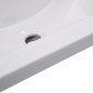 vidaXL Set Mobili da Bagno Bianco in Truciolato vidaXL Set Mobili da Bagno Bianco in Truciolato