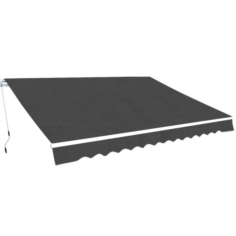 Tenda da Sole Pieghevole Manuale 600 cm Antracite Tenda da Sole Pieghevole Manuale 600 cm Antracite