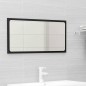 vidaXL Set Mobili da Bagno Nero in Truciolato vidaXL Set Mobili da Bagno Nero in Truciolato
