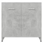vidaXL Set Mobili da Bagno 4 pz Grigio Cemento vidaXL Set Mobili da Bagno 4 pz Grigio Cemento