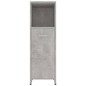 vidaXL Set Mobili da Bagno 4 pz Grigio Cemento vidaXL Set Mobili da Bagno 4 pz Grigio Cemento