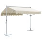 vidaXL Tenda da Sole a Gazebo 3x3 m Crema vidaXL Tenda da Sole a Gazebo 3x3 m Crema