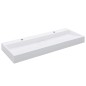 Lavandino 120x46x11 cm Blocco in Marmo/Minerale Bianco Lavandino 120x46x11 cm Blocco in Marmo/Minerale Bianco