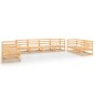 vidaXL Set Divani da Giardino 8 pz in Legno Massello di Pino vidaXL Set Divani da Giardino 8 pz in Legno Massello di Pino