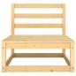 vidaXL Set Divani da Giardino 8 pz in Legno Massello di Pino vidaXL Set Divani da Giardino 8 pz in Legno Massello di Pino