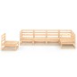 vidaXL Set Divani da Giardino 6 pz in Legno Massello di Pino vidaXL Set Divani da Giardino 6 pz in Legno Massello di Pino