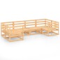 vidaXL Set Divani da Giardino 6 pz in Legno Massello di Pino vidaXL Set Divani da Giardino 6 pz in Legno Massello di Pino
