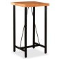 vidaXL Set da Bar 3 pz in Legno Massello di Acacia e di Recupero vidaXL Set da Bar 3 pz in Legno Massello di Acacia e di Recupero