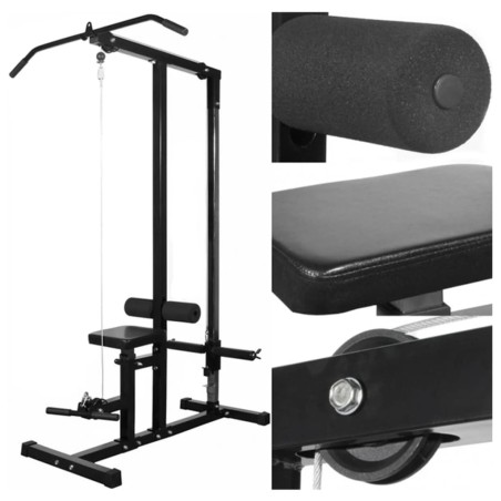 vidaXL Macchina Multistazione con Piastre di Peso 40kg