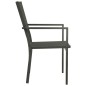 vidaXL Set da Pranzo da Giardino 9 pz in Acciaio vidaXL Set da Pranzo da Giardino 9 pz in Acciaio