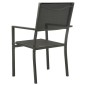 vidaXL Set da Pranzo da Giardino 9 pz in Acciaio vidaXL Set da Pranzo da Giardino 9 pz in Acciaio