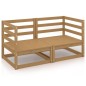 vidaXL Divano da Giardino a 2 Posti Miele in Legno Massello di Pino vidaXL Divano da Giardino a 2 Posti Miele in Legno Massello di Pino