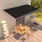Tenda da Sole Retrattile Manuale 600x300 cm Antracite Tenda da Sole Retrattile Manuale 600x300 cm Antracite