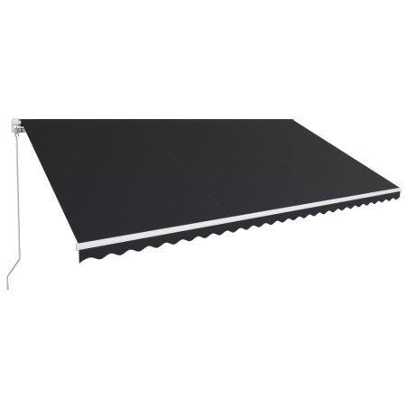 Tenda da Sole Retrattile Manuale 600x300 cm Antracite
