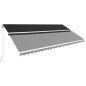Tenda da Sole Retrattile Manuale 600x300 cm Antracite Tenda da Sole Retrattile Manuale 600x300 cm Antracite