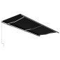 Tenda da Sole Retrattile Manuale 600x300 cm Antracite Tenda da Sole Retrattile Manuale 600x300 cm Antracite