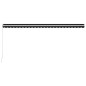 Tenda da Sole Retrattile Manuale 600x300 cm Antracite Tenda da Sole Retrattile Manuale 600x300 cm Antracite