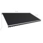 Tenda da Sole Retrattile Manuale 600x300 cm Antracite Tenda da Sole Retrattile Manuale 600x300 cm Antracite