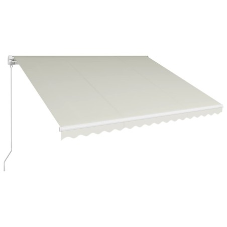 Tenda da Sole Retrattile Manuale 400x300 cm Crema