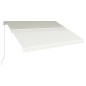 Tenda da Sole Retrattile Manuale 400x300 cm Crema Tenda da Sole Retrattile Manuale 400x300 cm Crema
