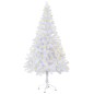 vidaXL Albero Natale Artificiale con LED e Supporto 150 cm 380 Rami vidaXL Albero Natale Artificiale con LED e Supporto 150 cm 380 Rami
