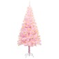 vidaXL Albero Natale Artificiale a Metà LED e Supporto Rosa 150 cm PVC vidaXL Albero Natale Artificiale a Metà LED e Supporto Rosa 150 cm PVC