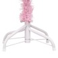 vidaXL Albero Natale Artificiale a Metà LED e Supporto Rosa 150 cm PVC vidaXL Albero Natale Artificiale a Metà LED e Supporto Rosa 150 cm PVC