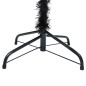 vidaXL Set Albero Natale Artificiale con LED e Base Nero 210 cm PVC vidaXL Set Albero Natale Artificiale con LED e Base Nero 210 cm PVC