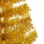 vidaXL Albero Natale Artificiale con LED e Supporto Oro 150 cm in PET vidaXL Albero Natale Artificiale con LED e Supporto Oro 150 cm in PET