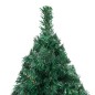 vidaXL Albero di Natale Artificiale con LED Rami Folti Verde 180 cm vidaXL Albero di Natale Artificiale con LED Rami Folti Verde 180 cm