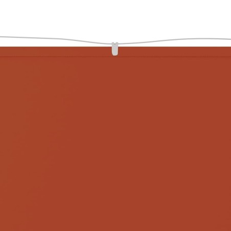 Paravento Verticale Terracotta 180x420 cm in Tessuto Oxford