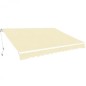 Tenda da Sole Pieghevole Manuale 600 cm Crema Tenda da Sole Pieghevole Manuale 600 cm Crema