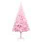 vidaXL Set Albero Natale Artificiale con LED e Palline Rosa 240 cm PVC vidaXL Set Albero Natale Artificiale con LED e Palline Rosa 240 cm PVC