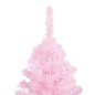vidaXL Set Albero Natale Artificiale con LED e Palline Rosa 240 cm PVC vidaXL Set Albero Natale Artificiale con LED e Palline Rosa 240 cm PVC