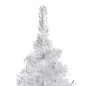 vidaXL Set Albero Natale Artificiale LED e Palline Argento 150 cm PET vidaXL Set Albero Natale Artificiale LED e Palline Argento 150 cm PET