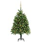 vidaXL Albero di Natale Preilluminato con Palline Verde 120 cm vidaXL Albero di Natale Preilluminato con Palline Verde 120 cm