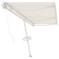 Tenda da Sole Retrattile Manuale Autoportante 600x300 cm Crema Tenda da Sole Retrattile Manuale Autoportante 600x300 cm Crema