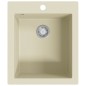 vidaXL Lavello da Cucina in Granito Vasca Singola Beige vidaXL Lavello da Cucina in Granito Vasca Singola Beige