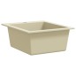 vidaXL Lavello da Cucina in Granito Vasca Singola Beige vidaXL Lavello da Cucina in Granito Vasca Singola Beige
