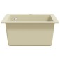 vidaXL Lavello da Cucina in Granito Vasca Singola Beige vidaXL Lavello da Cucina in Granito Vasca Singola Beige