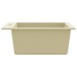 vidaXL Lavello da Cucina in Granito Vasca Singola Beige vidaXL Lavello da Cucina in Granito Vasca Singola Beige