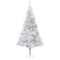 vidaXL Albero Natale Artificiale con LED e Palline Argento 240 cm PVC vidaXL Albero Natale Artificiale con LED e Palline Argento 240 cm PVC