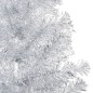 vidaXL Albero Natale Artificiale con LED e Palline Argento 240 cm PVC vidaXL Albero Natale Artificiale con LED e Palline Argento 240 cm PVC