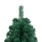vidaXL Set Albero Natale Artificiale a Metà LED e Palline Verde 180 cm vidaXL Set Albero Natale Artificiale a Metà LED e Palline Verde 180 cm
