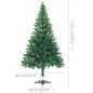 vidaXL Albero Natale Artificiale con Set Palline e LED 120 cm 230 Rami vidaXL Albero Natale Artificiale con Set Palline e LED 120 cm 230 Rami