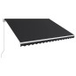 Tenda da Sole Retrattile Manuale 400x300 cm Antracite Tenda da Sole Retrattile Manuale 400x300 cm Antracite
