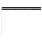 Tenda da Sole Retrattile Manuale 400x300 cm Antracite Tenda da Sole Retrattile Manuale 400x300 cm Antracite
