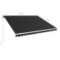 Tenda da Sole Retrattile Manuale 400x300 cm Antracite Tenda da Sole Retrattile Manuale 400x300 cm Antracite