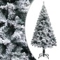 vidaXL Albero di Natale Artificiale con Luci LED e Neve Verde 120 cm vidaXL Albero di Natale Artificiale con Luci LED e Neve Verde 120 cm
